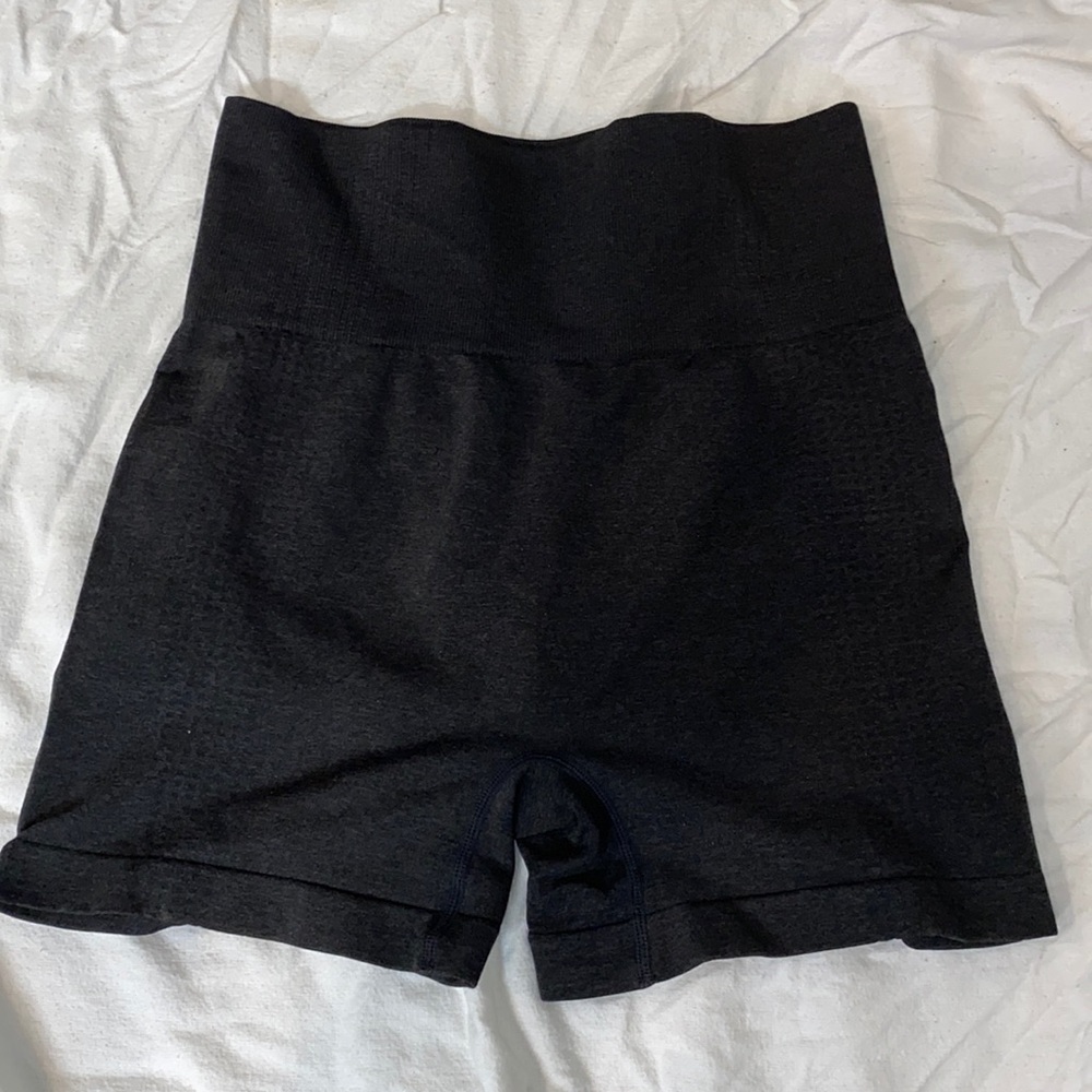 Black athletic shorts